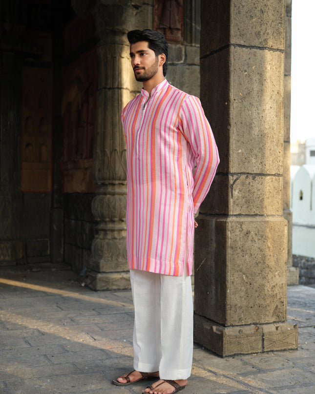 Gulaal - Khadi Stripped Kurta