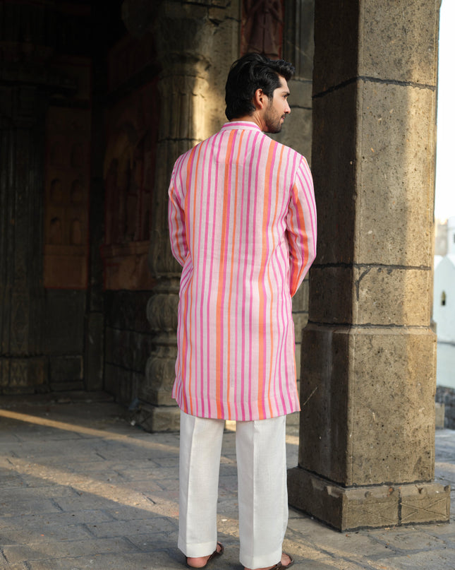 Gulaal - Khadi Stripped Kurta