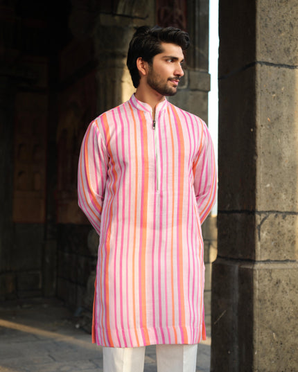 Gulaal - Khadi Stripped Kurta