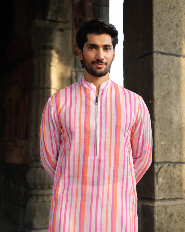 Gulaal - Khadi Stripped Kurta