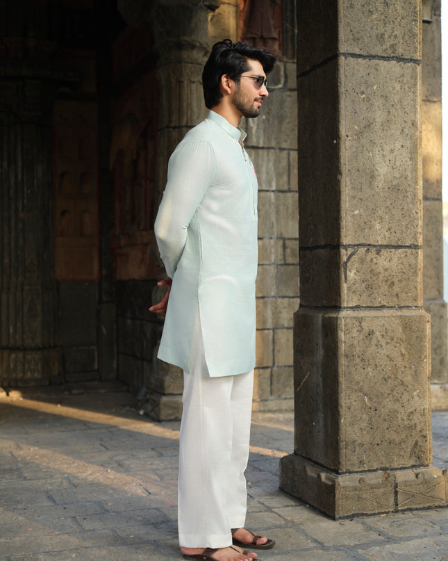 Raj Hans - Hand Painted Motif Kurta