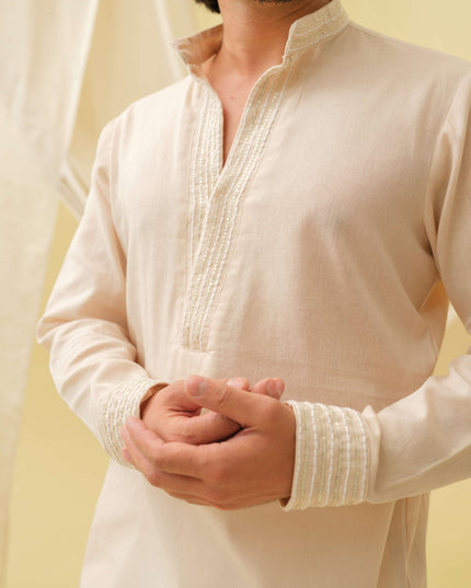 Urban Nawab Kurta (Beige)