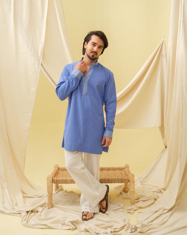 Urban Nawab Kurta (Royal Blue)