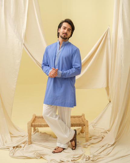 Urban Nawab Kurta (Royal Blue)