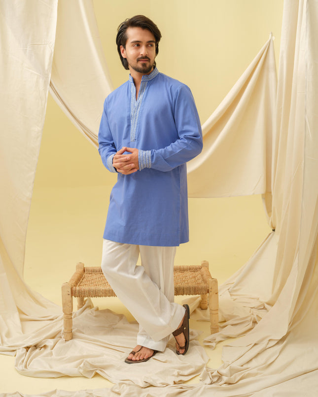 Urban Nawab Kurta (Royal Blue)