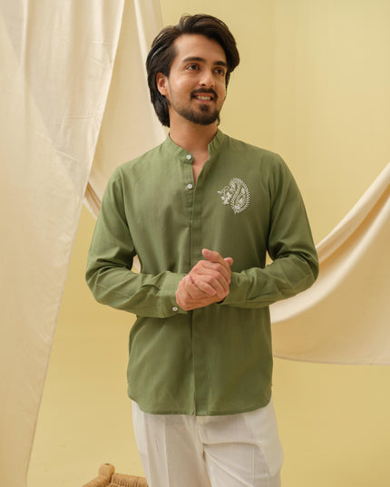Urban Virasat Shirt with Motif