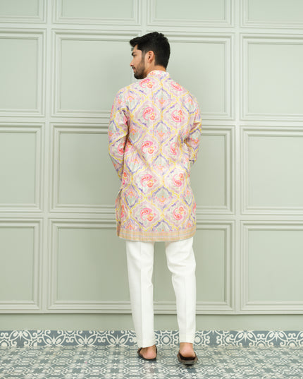 Dil Pasand- Printed Kurta For Men
