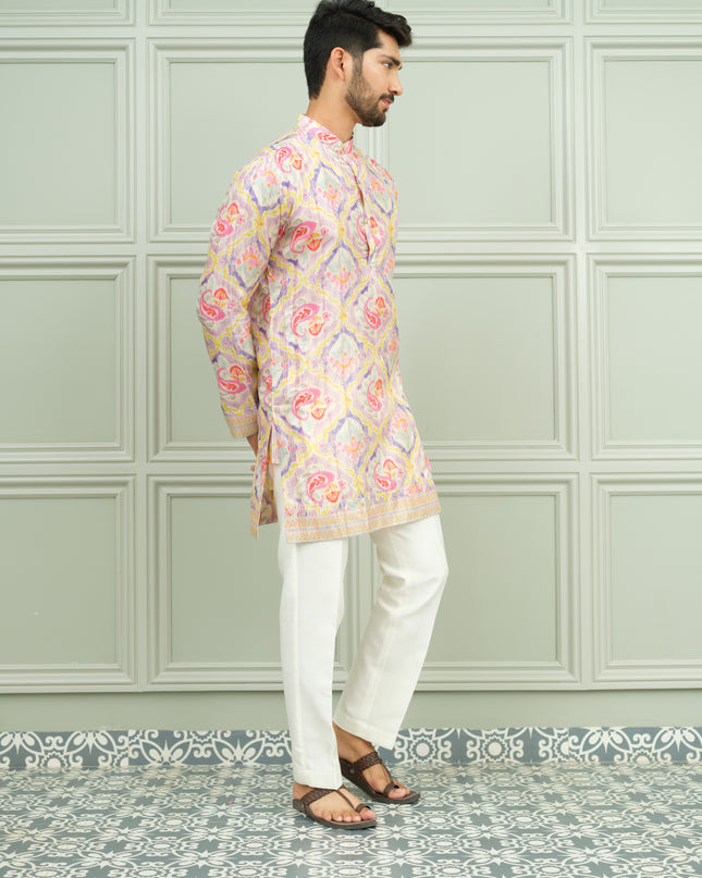 Dil Pasand- Printed Kurta For Men