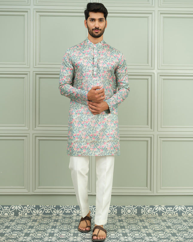 Gulbahar - Printed Kurta For Men
