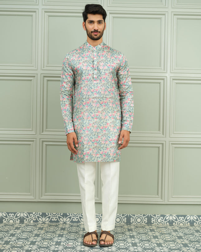 Gulbahar - Printed Kurta For Men