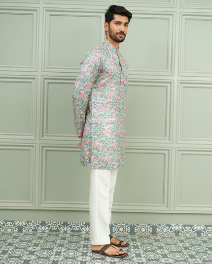 Gulbahar - Printed Kurta For Men