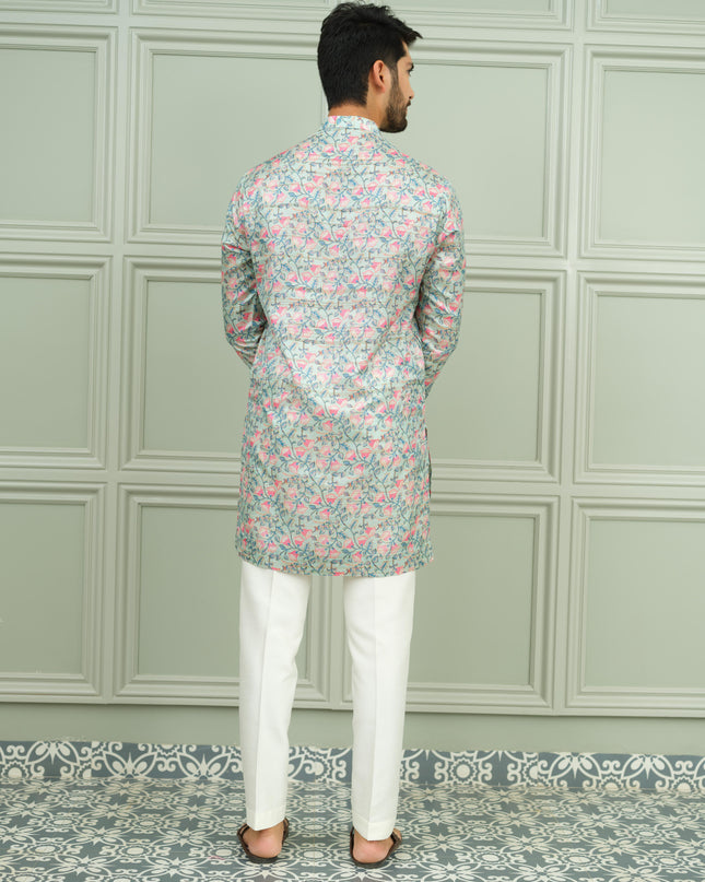 Gulbahar - Printed Kurta For Men