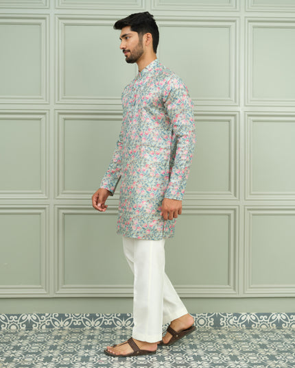 Gulbahar - Printed Kurta For Men