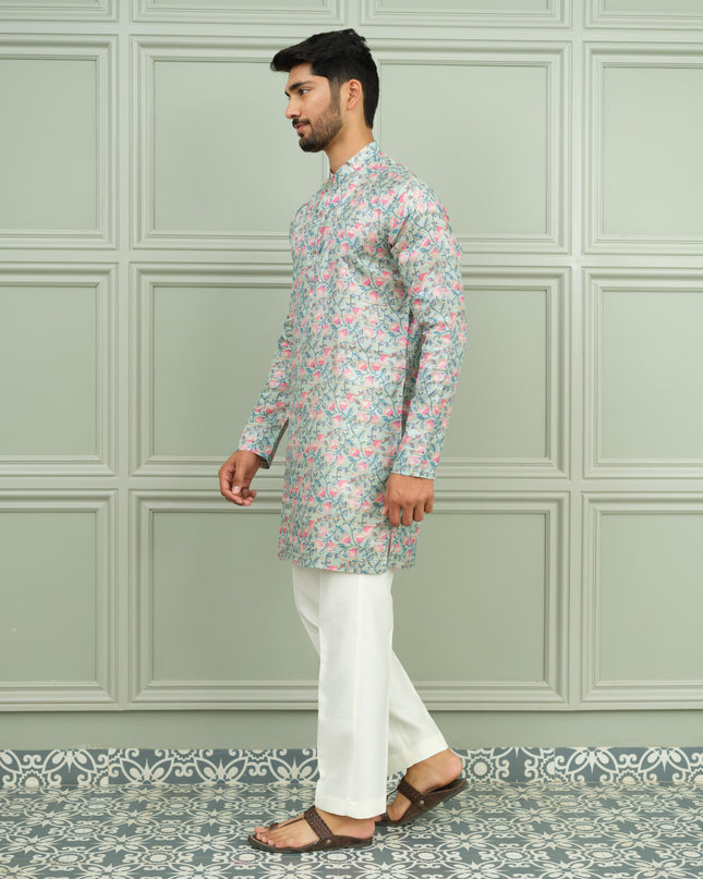 Gulbahar - Printed Kurta For Men