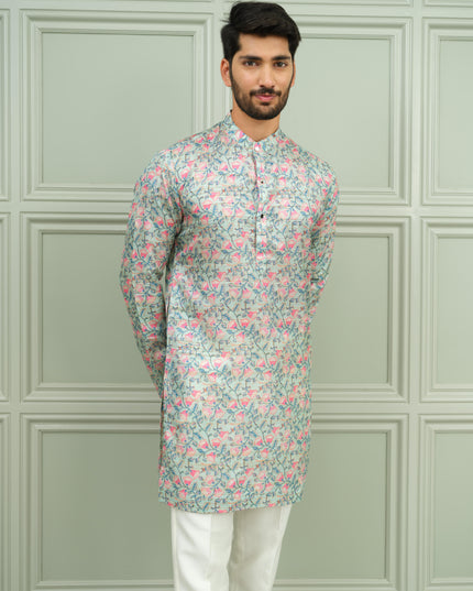 Gulbahar - Printed Kurta For Men