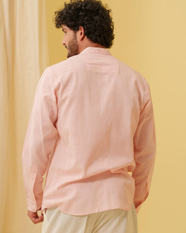 Urban Virasat Shirt with Motif (Pink)