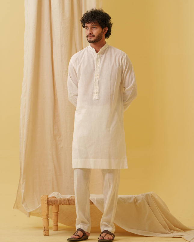 Urban Nawab Kurta (White)