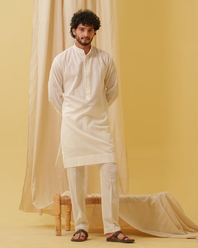 Urban Nawab Kurta (White)