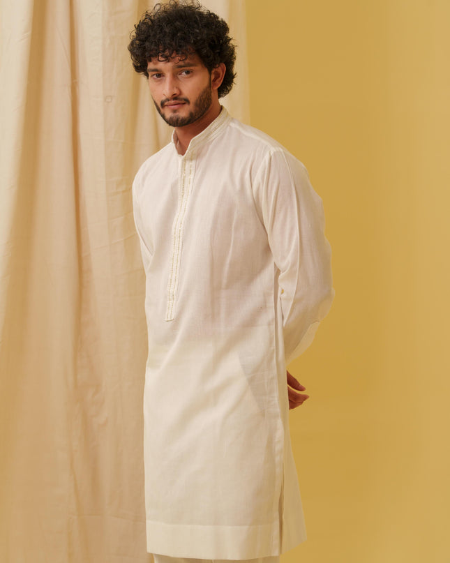 Urban Nawab Kurta (White)