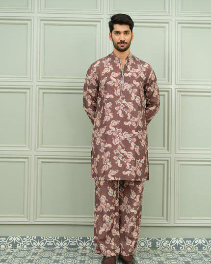 Kesar Kasturi - Printed Kurta For Men