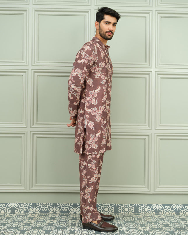 Kesar Kasturi - Printed Kurta For Men