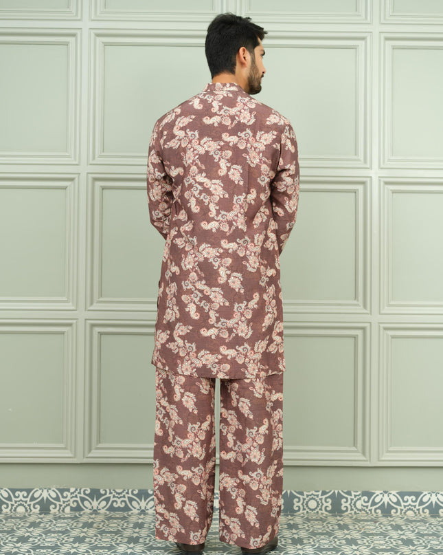 Kesar Kasturi - Printed Kurta For Men