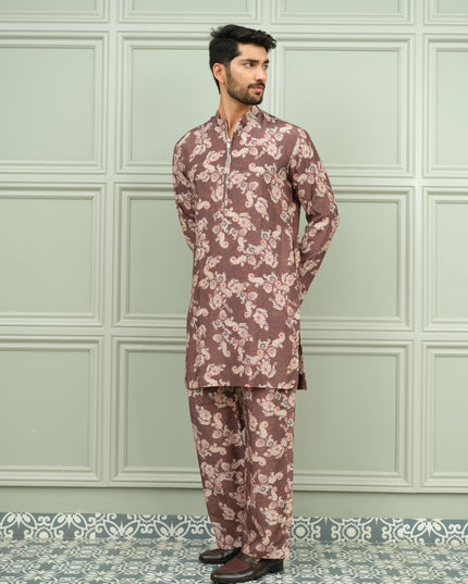 Kesar Kasturi - Printed Kurta For Men