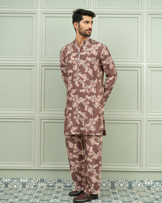 Kesar Kasturi - Printed Kurta For Men