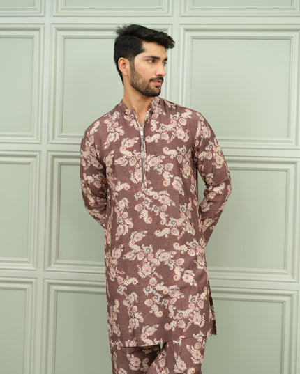 Kesar Kasturi - Printed Kurta For Men