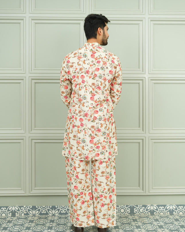Lal Bagh - Printed Kurta for Men