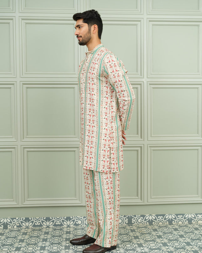 Desi Drip - Printed Kurta For Men