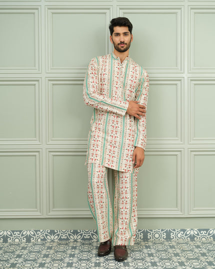 Desi Drip - Printed Kurta For Men