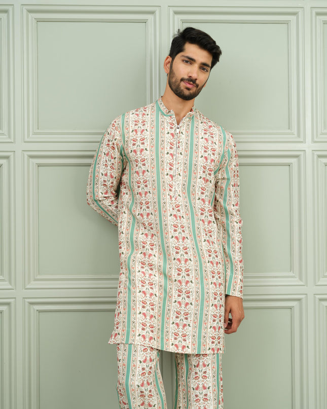 Desi Drip - Printed Kurta For Men