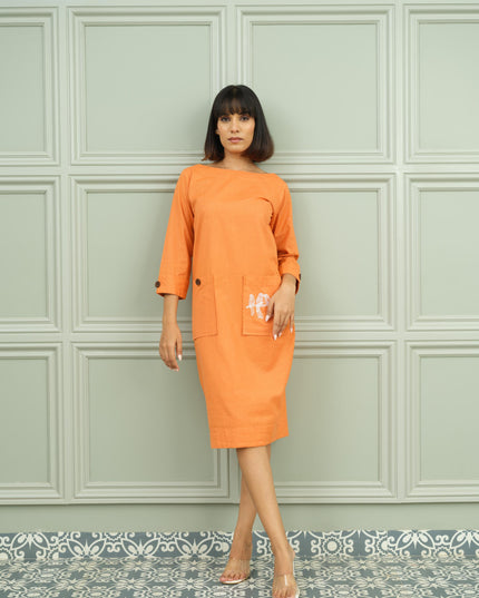 Tangerine Tashan - Women knee Length Dress