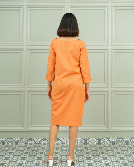 Tangerine Tashan - Women knee Length Dress