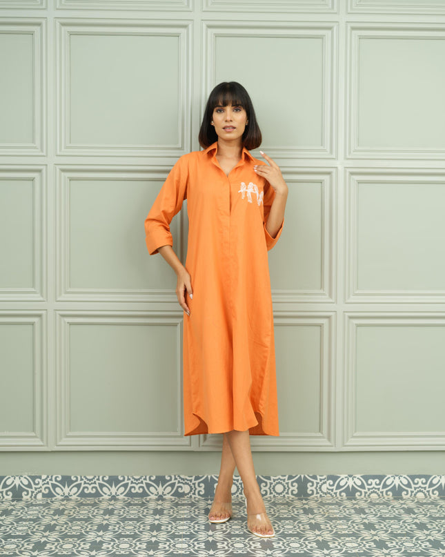 Tangy Twist - Women Long Length Dress