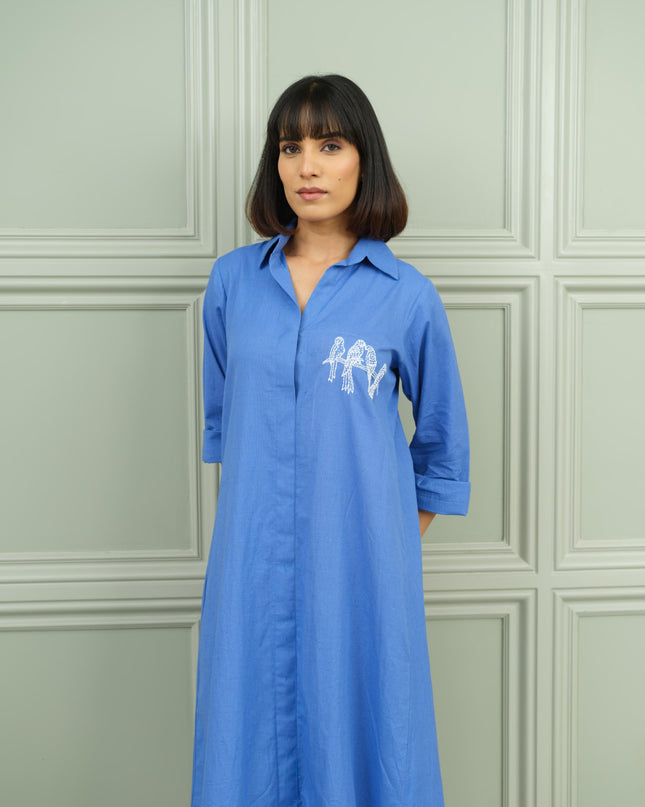 Sky High - Women Long Length Dress