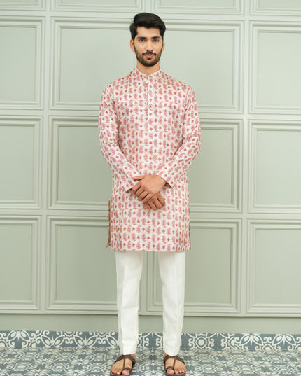 Kacchi Keri- Printed Kurta For Men