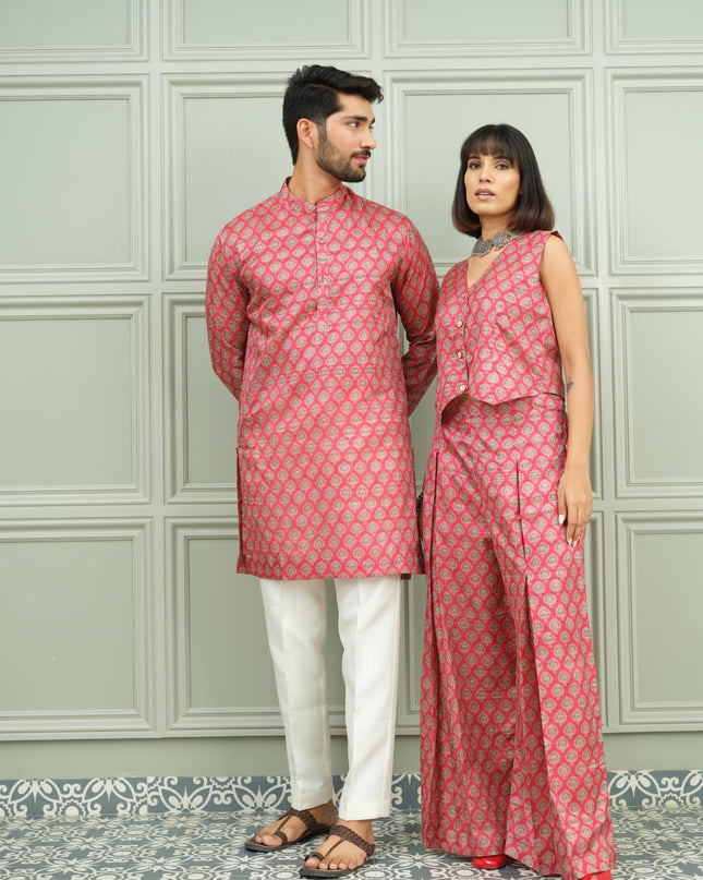 Lal Pataka & Patola Pop - Couple Coordination