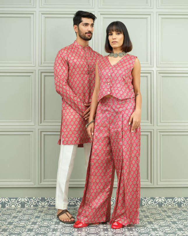 Lal Pataka & Patola Pop - Couple Coordination