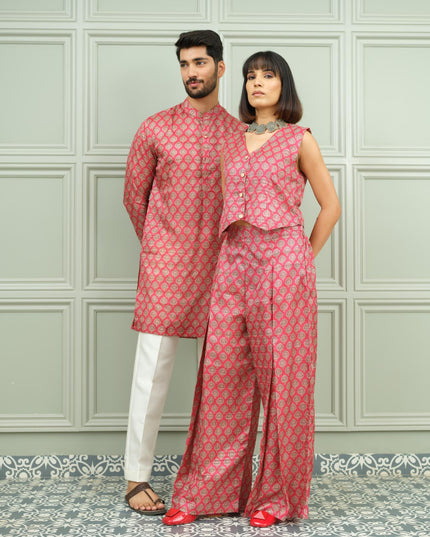 Lal Pataka & Patola Pop - Couple Coordination