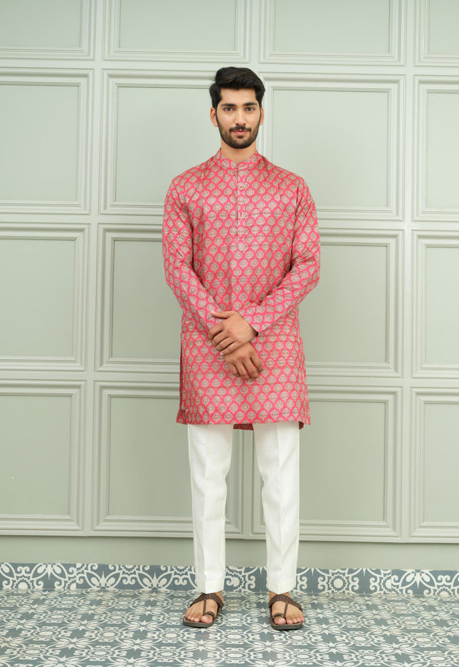 Lal Pataka - Printed Kurta For Men
