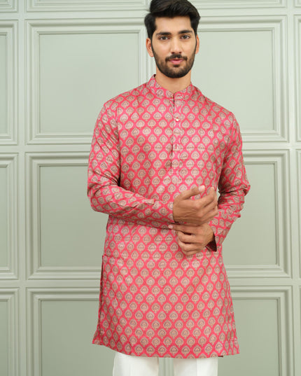 Lal Pataka - Printed Kurta For Men
