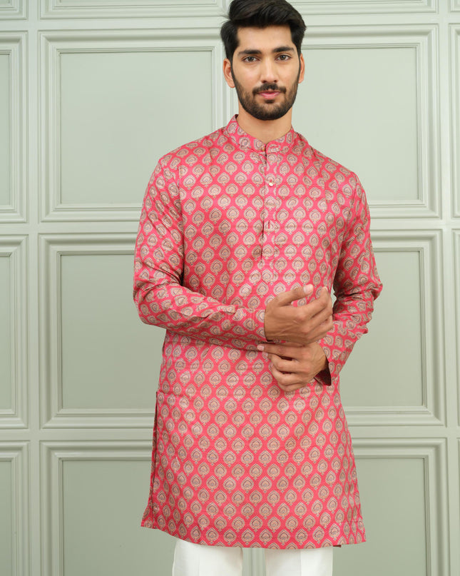 Lal Pataka - Printed Kurta For Men