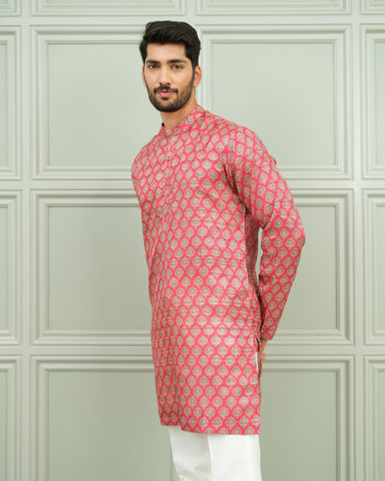 Lal Pataka - Printed Kurta For Men