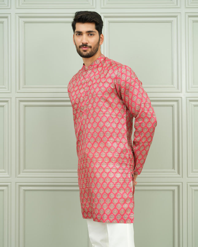 Lal Pataka - Printed Kurta For Men