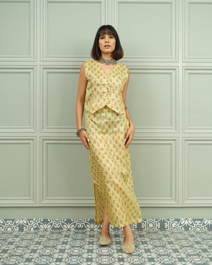 Haldi Pop - Co-ord Skirt Set