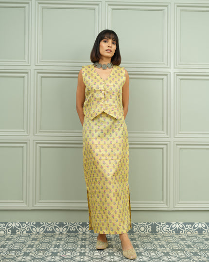 Haldi Pop - Co-ord Skirt Set