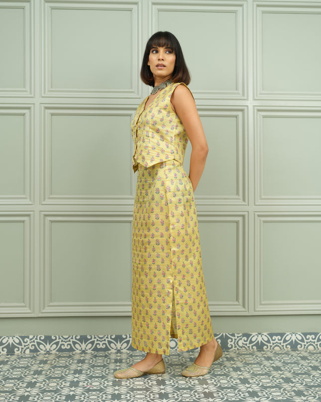 Haldi Pop - Co-ord Skirt Set