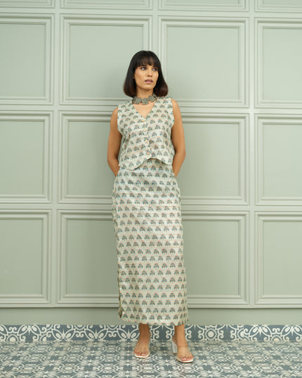 Nazakat Noor- Co-ord Skirt Set